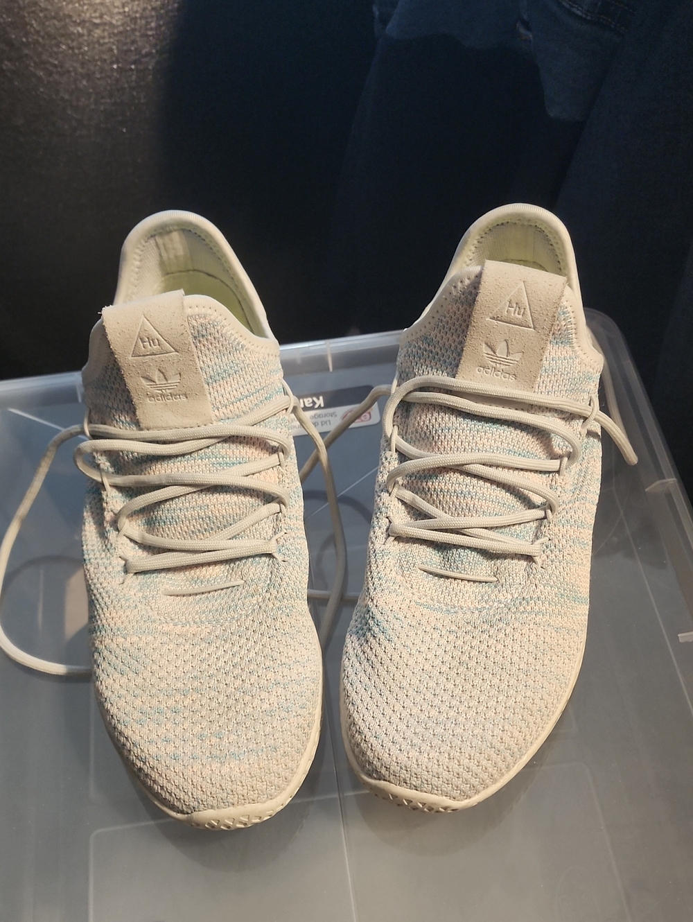 adidas Men’s Knit Sneakers - Pink/Light Blue Pharrell Williams